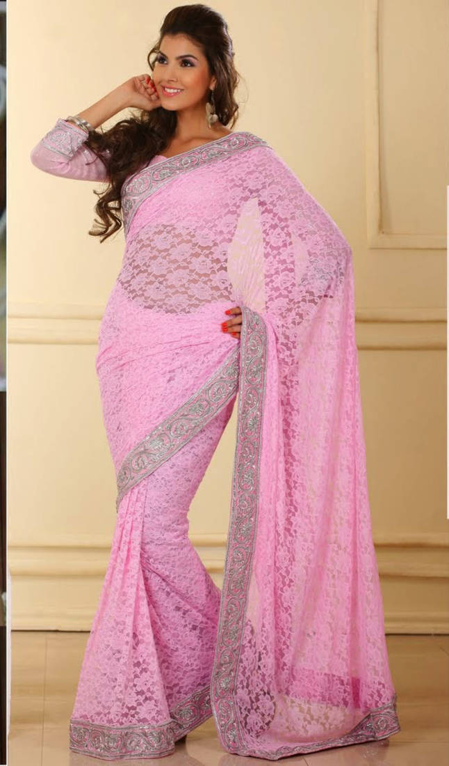 Buy Net sarees online from Mirraw 
