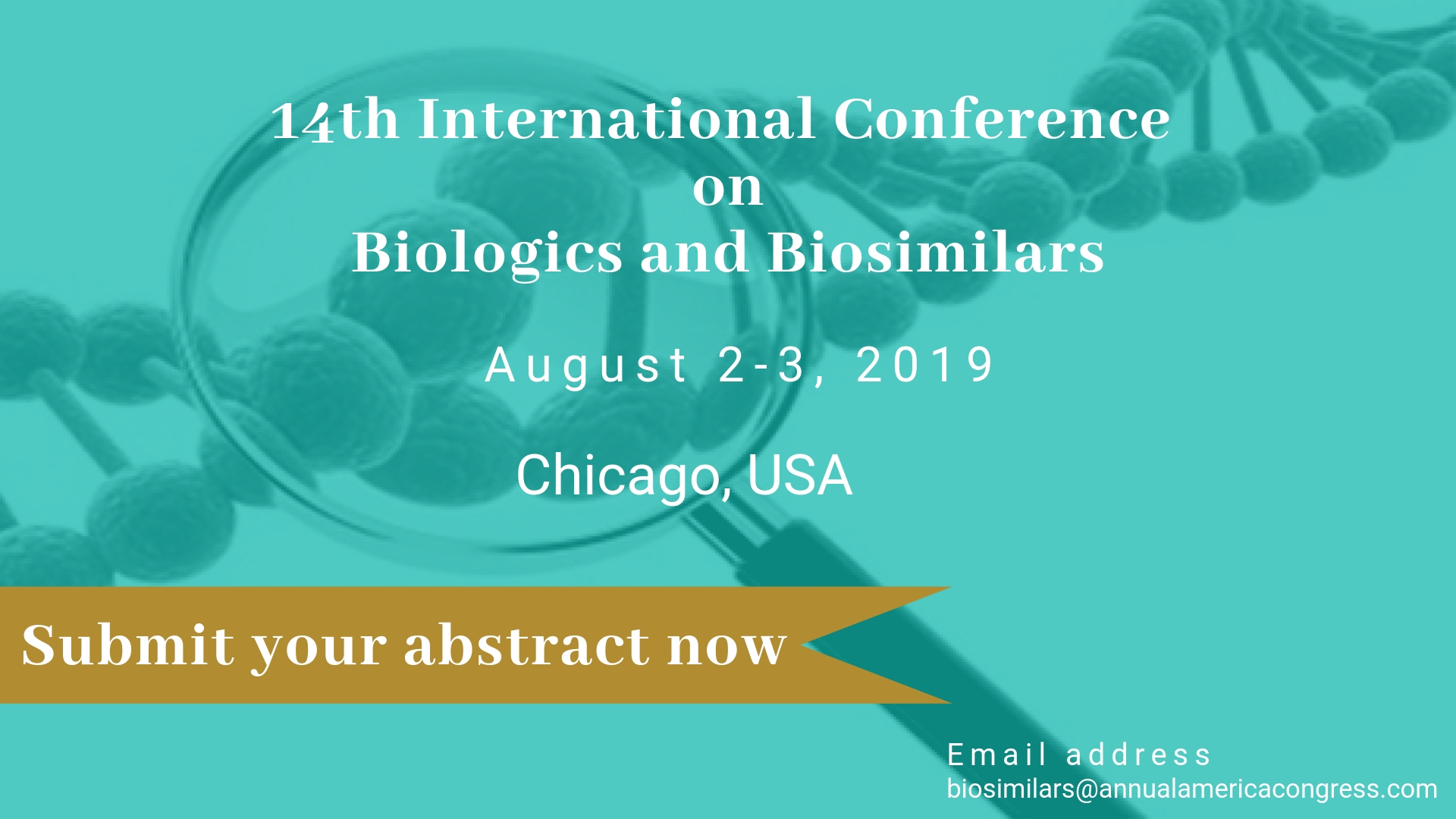 14th International Conference on Biologics and Biosimilars Conference