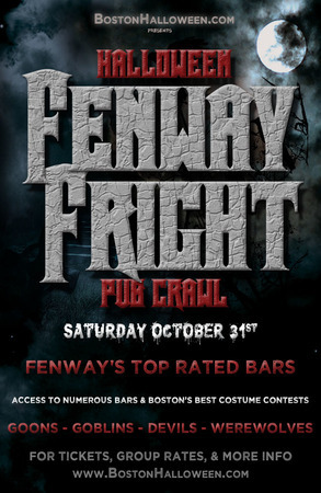 boston halloween 2020 Boston Fenway Fright Night Halloween Bar Crawl October 31 2020 boston halloween 2020