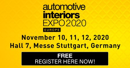 Automotive Interiors Expo Europe 2020 - Stuttgart, Germany - November